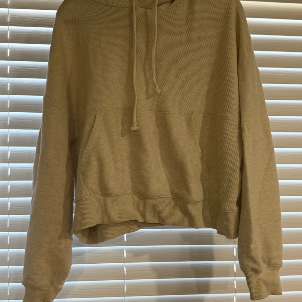 Casual Cream Tan Hoodie for Women